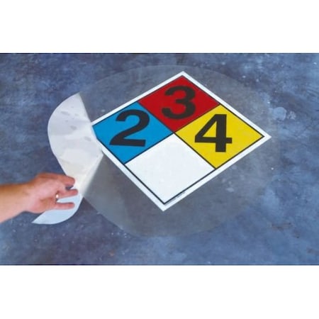 NFPA PLACARD FLOOR KITS 10 In  X 10 In  MNFPAFS17